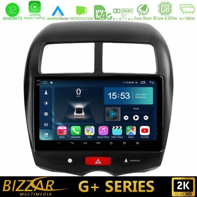 Bizzar G+ Series Mitsubishi ASX 8core Android12 6+128GB Navigation Multimedia Tablet 10