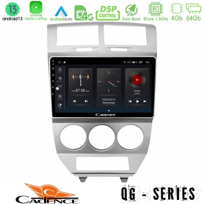 Cadence QG Series 8Core Android13 4+64GB Dodge Caliber 2006-2011 Navigation Multimedia Tablet 10