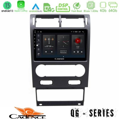 Cadence QG Series 8Core Android13 4+64GB Ford Mondeo 2004-2007 Navigation Multimedia Tablet 9