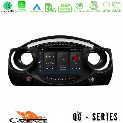 Cadence QG Series 8Core Android13 4+64GB Mini Cooper R50 Navigation Multimedia Tablet 9