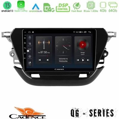 Cadence QG Series 8Core Android13 4+64GB Opel Corsa F 2019-2023 Navigation Multimedia Tablet 9