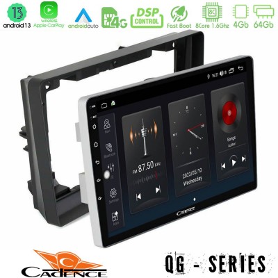 Cadence QG Series 8Core Android13 4+64GB Peugeot 308 2013-2020 Navigation Multimedia Tablet 9