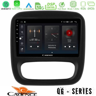 Cadence QG Series 8Core Android13 4+64GB Renault/Nissan/Opel/Fiat Navigation Multimedia Tablet 9