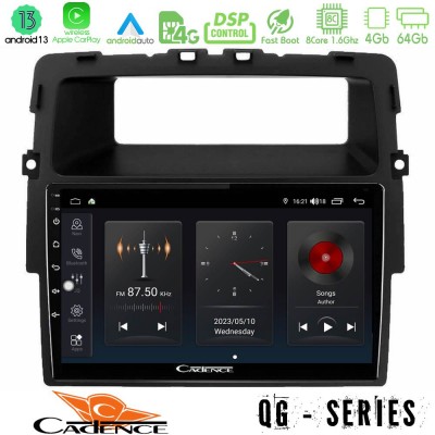 Cadence QG Series 8Core Android13 4+64GB Renault/Nissan/Opel Navigation Multimedia Tablet 10