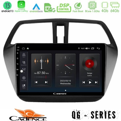 Cadence QG Series 8Core Android13 4+64GB Suzuki SX4 S-Cross Navigation Multimedia Tablet 9