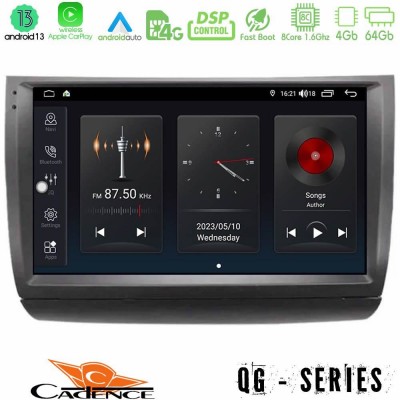 Cadence QG Series 8Core Android13 4+64GB Toyota Prius 2004-2009 Navigation Multimedia Tablet 9