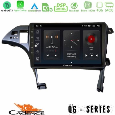 Cadence QG Series 8Core Android13 4+64GB Toyota Prius 2010-2015 Navigation Multimedia Tablet 10