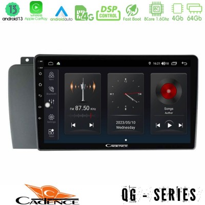 Cadence QG Series 8Core Android13 4+64GB Volvo S60 2004-2009 Navigation Multimedia Tablet 9