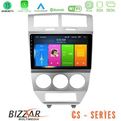 Bizzar CS Series 4Core Android13 2+32GB Dodge Caliber 2006-2011 Navigation Multimedia Tablet 10