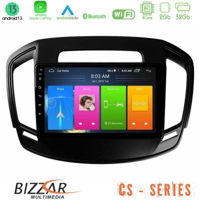 Bizzar CS Series 4Core Android13 2+32GB Opel Insignia 2014-2017 Navigation Multimedia Tablet 9