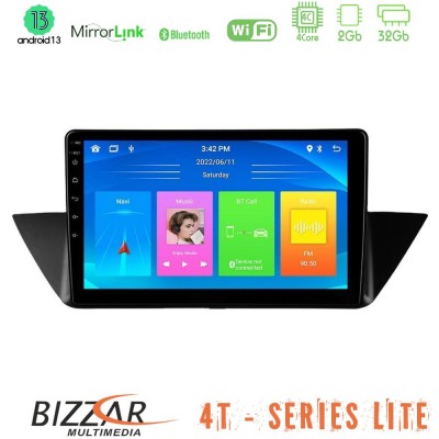 Bizzar 4T Series BMW Χ1 E84 4Core Android13 2+32GB Navigation Multimedia Tablet 10