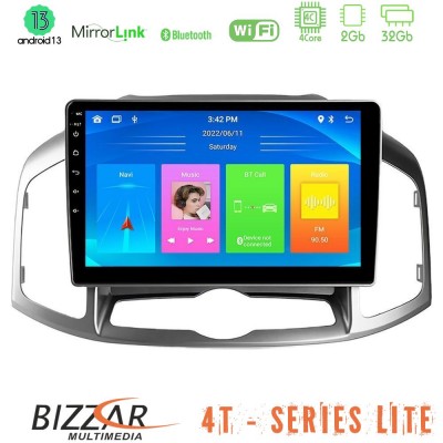 Bizzar 4T Series Chevrolet Captiva 2012-2016 4Core Android13 2+32GB Navigation Multimedia Tablet 9