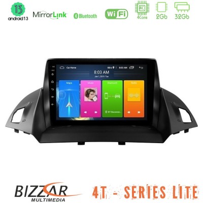 Bizzar 4T Series Ford C-Max/Kuga 4Core Android13 2+32GB Navigation Multimedia Tablet 9