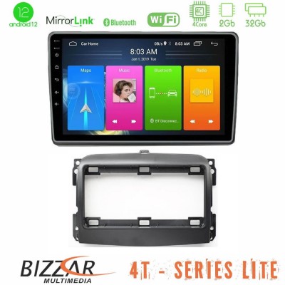 Bizzar 4T Series Fiat 500L 4Core Android13 2+32GB Navigation Multimedia Tablet 10