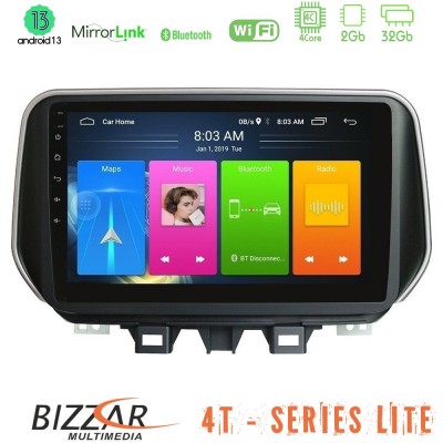 Bizzar 4T Series Hyundai ix35 4Core Android13 2+32GB Navigation Multimedia Tablet 10