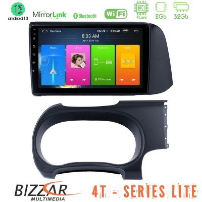 Bizzar 4T Series Hyundai i10 4Core Android13 2+32GB Navigation Multimedia Tablet 9