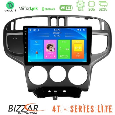 Bizzar 4T Series Hyundai Matrix 2001-2010 4Core Android13 2+32GB Navigation Multimedia Tablet 9