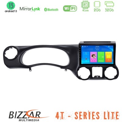 Bizzar 4T Series Jeep Wrangler 2011-2014 4Core Android13 2+32GB Navigation Multimedia Tablet 10