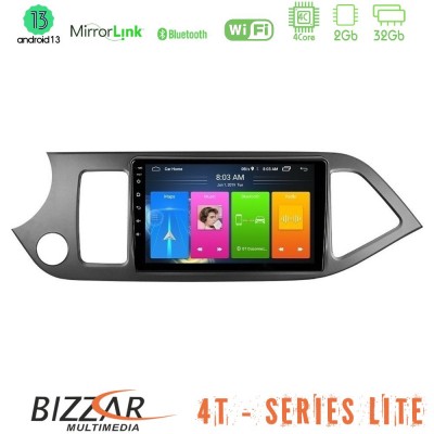 Bizzar 4T Series Kia Picanto 4Core Android13 2+32GB Navigation Multimedia Tablet 9