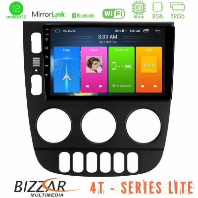 Bizzar 4T Series Mercedes ML Class 1998-2005 4Core Android13 2+32GB Navigation Multimedia Tablet 9