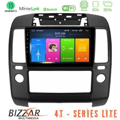 Bizzar 4T Series Nissan Navara 4Core Android13 2+32GB Navigation Multimedia Tablet 9