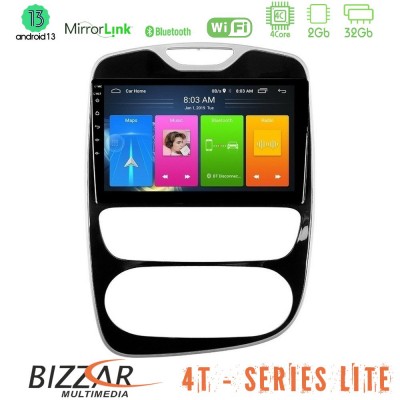 Bizzar 4T Series Renault Clio 2016-2019 4Core Android13 2+32GB Navigation Multimedia Tablet 10