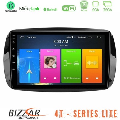 Bizzar 4T Series Smart 453 4Core Android13 2+32GB Navigation Multimedia Tablet 9