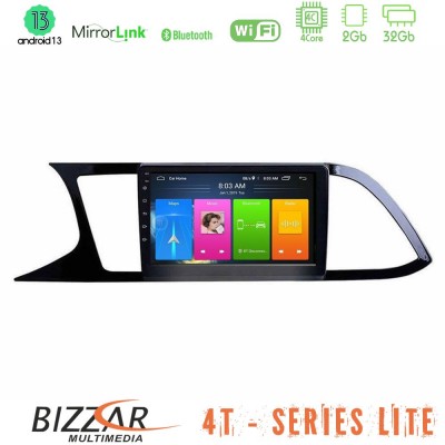 Bizzar 4T Series Seat Leon 2013 – 2019 4Core Android13 2+32GB Navigation Multimedia Tablet 9