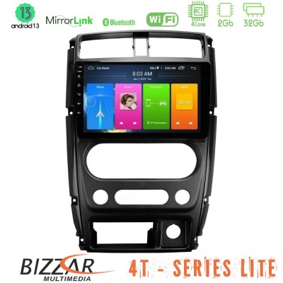 Bizzar 4T Series Suzuki Jimny 2007-2017 4Core Android13 2+32GB Navigation Multimedia Tablet 9