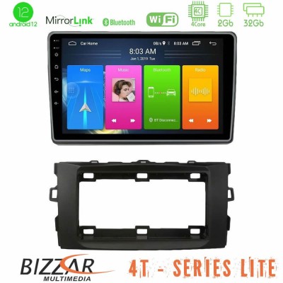 Bizzar 4T Series Toyota Auris 2013-2016 4core Android13 2+32GB Navigation Multimedia Tablet 10