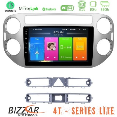 Bizzar 4T Series VW Tiguan 4Core Android13 2+32GB Navigation Multimedia Tablet 9