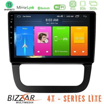 Bizzar 4T Series VW Jetta 4Core Android13 2+32GB Navigation Multimedia Tablet 10