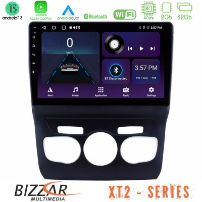 Bizzar XT2 Series 4Core Android13 2+32GB Citroen C4L Navigation Multimedia Tablet 10