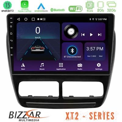 Bizzar XT2 Series 4Core Android13 2+32GB Fiat Doblo / Opel Combo 2010-2014 Navigation Multimedia Tablet 9