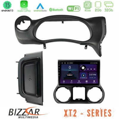 Bizzar XT2 Series 4Core Android13 2+32GB Jeep Wrangler 2014-2017 Navigation Multimedia Tablet 10