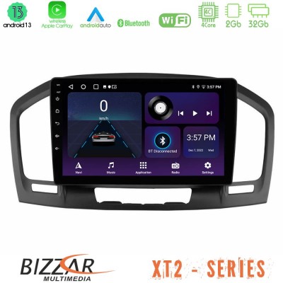 Bizzar XT2 Series 4Core Android13 2+32GB Opel Insignia 2008-2013 Navigation Multimedia Tablet 9