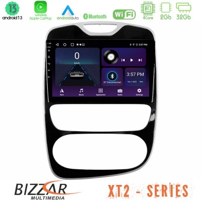 Bizzar XT2 Series 4Core Android13 2+32GB Renault Clio 2016-2019 Navigation Multimedia Tablet 10