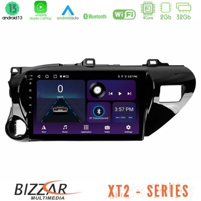 Bizzar XT2 Series 4Core Android13 2+32GB Toyota Hilux 2017-2021 Navigation Multimedia Tablet 10