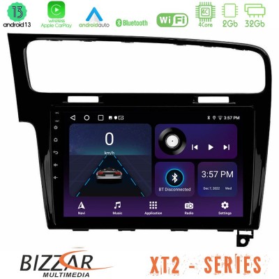 Bizzar XT2 Series 4Core Android13 2+32GB VW GOLF 7 Navigation Multimedia Tablet 10