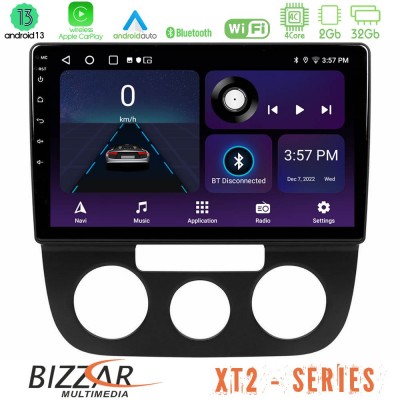 Bizzar XT2 Series 4Core Android13 2+32GB VW Jetta Navigation Multimedia Tablet 10