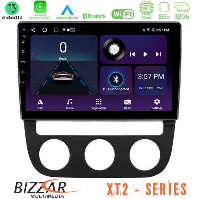 Bizzar XT2 Series 4Core Android13 2+32GB VW Jetta Navigation Multimedia Tablet 10