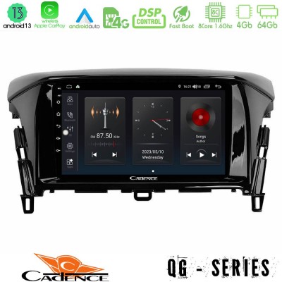 Cadence QG Series 8Core Android13 4+64GB Mitsubishi Eclipse Cross Navigation Multimedia Tablet 9