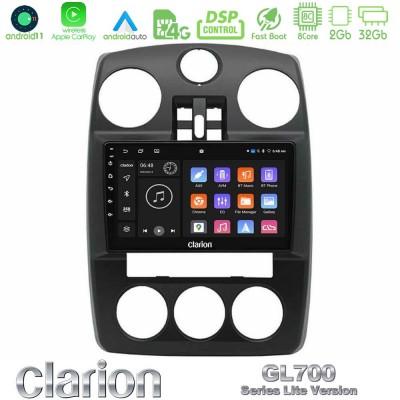 Clarion GL700 Lite Series Chrysler PT-Cruiser 2000-2005 8Core Android11 2+32GB Navigation Multimedia Tablet 9″ Με Carplay & Android Auto Με Carplay & Android Auto