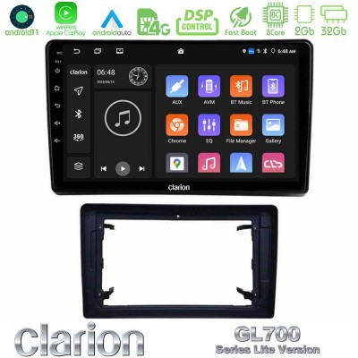 Clarion GL700 Lite Series 8Core Android11 2+32GB Chrysler / Dodge / Jeep Navigation Multimedia Tablet 10