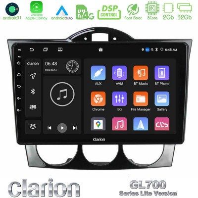 Clarion GL700 Lite Series 8Core Android11 2+32GB Mazda RX8 2003-2008 Navigation Multimedia Tablet 9