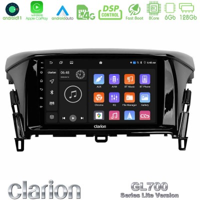 Clarion GL700 Lite Series 8Core Android11 6+128GB Mitsubishi Eclipse Cross Navigation Multimedia Tablet 9