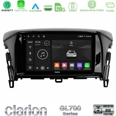 Clarion GL700 Series 8Core Android13 4+64GB Mitsubishi Eclipse Cross Navigation Multimedia Tablet 9