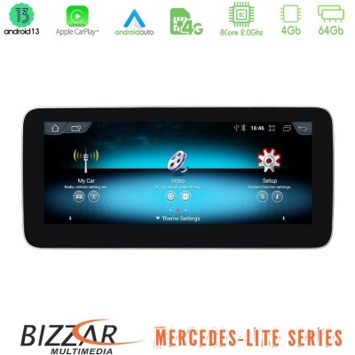 Bizzar Lite Series E Class W207 NTG4.0 Android13 8Core (4+64GB) Navigation Multimedia 10.25