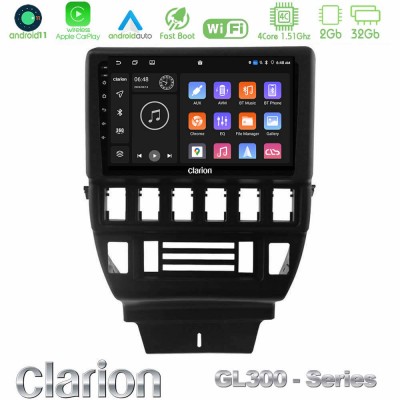 Clarion GL300 Series 4Core Android11 2+32GB Lada Niva Navigation Multimedia Tablet 9