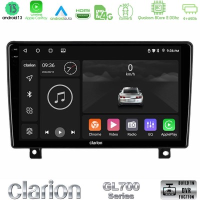 Clarion GL700 Series 8Core Android13 4+64GB Opel Astra H Navigation Multimedia Tablet 9